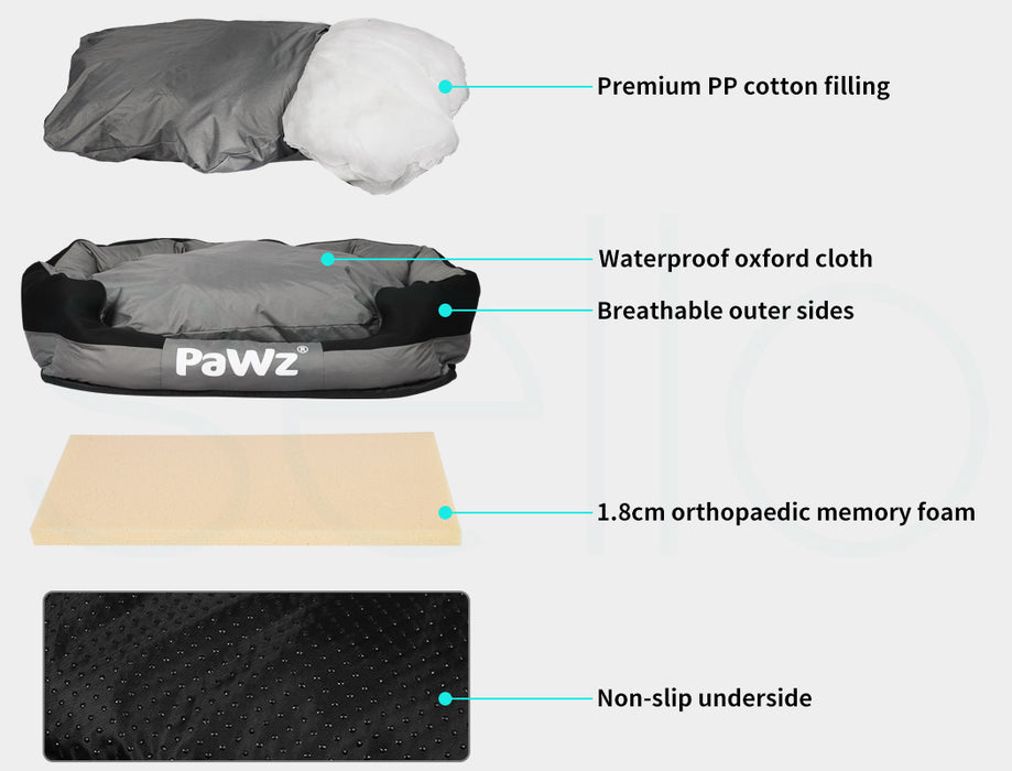 PaWz waterproof heavy-duty bed