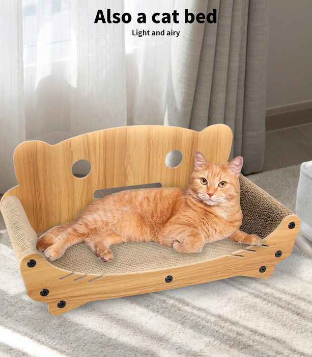 PaWz Cat Kitten Claw Scratching Board Post Scratcher Corrugated Cardboard Toy
