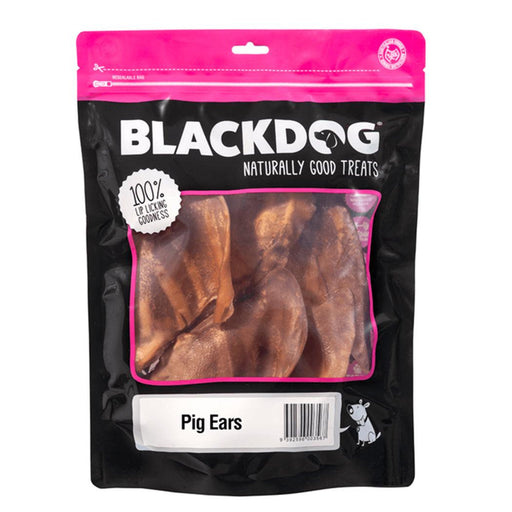 Blackdog Pig Ear 10 Pack - petpawz.com.au