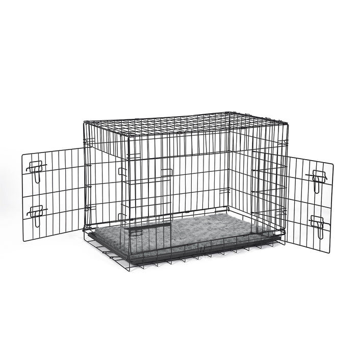 PaWz Pet Dog Crate Metal With Bed 30"