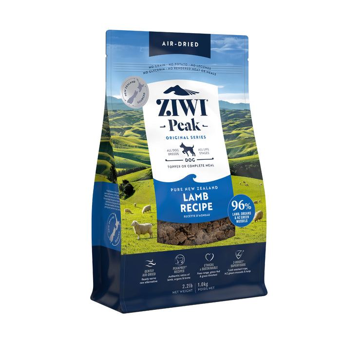 ZIWI Peak Air Dried Dog Food 1kg Lamb