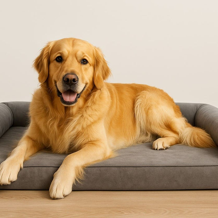 dog on the Orthopaedic Bed 