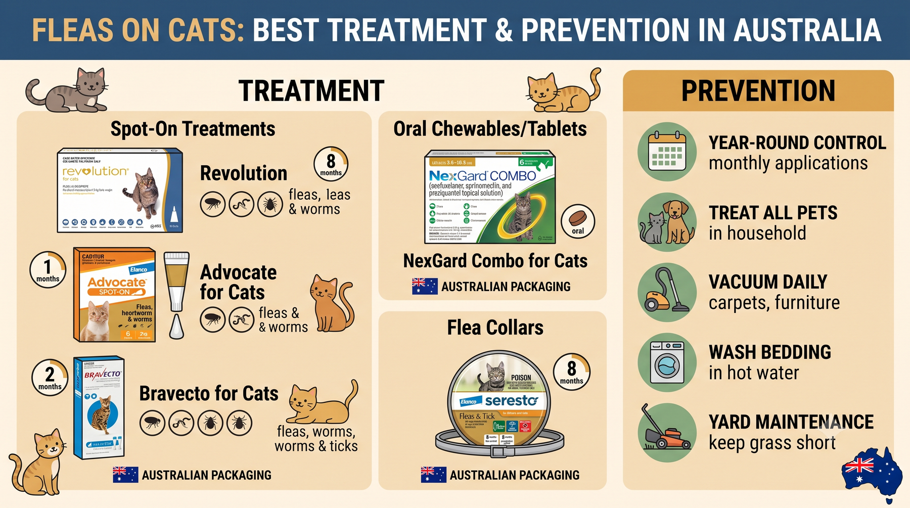 Fleas on Cats: Best Treatment & Prevention in Australia