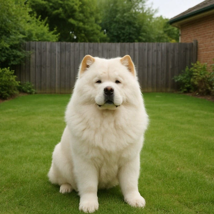 white Chow Chow