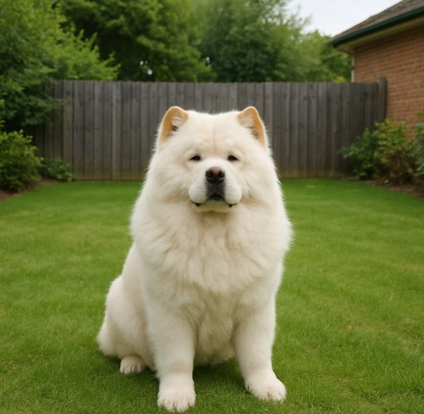 white Chow Chow