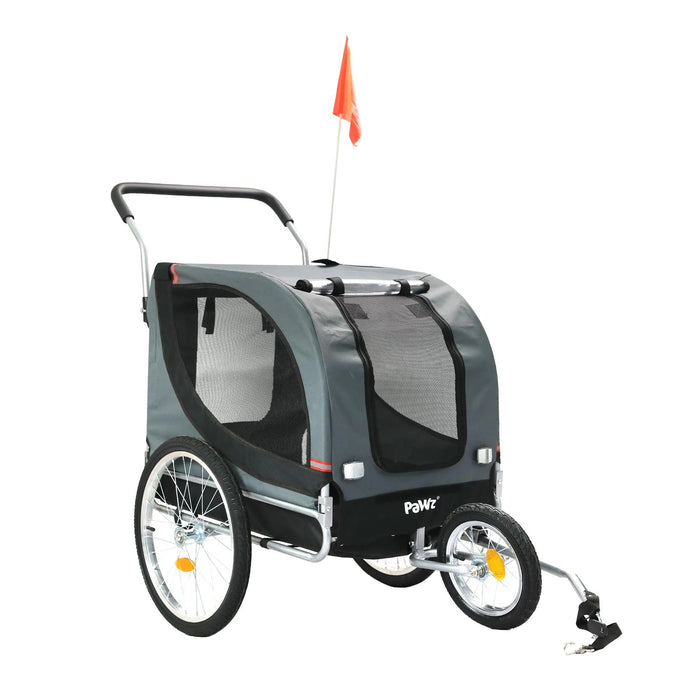 doggyhut dog stroller Pet Stroller Bike Trailer Stroller Foldable Pet Trailer 3-IN-1 Outdoor