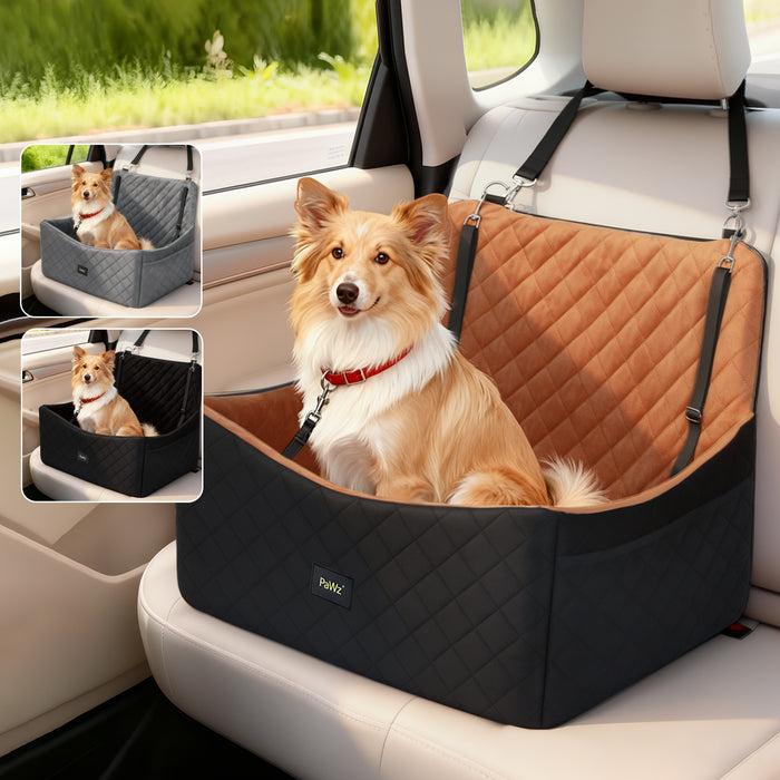 Dog Car Seat Booster with Safety Belt  Leashes  for Large Sized Dogs