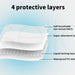 4 protective layers PaWz Reusable Puppy Pee pad