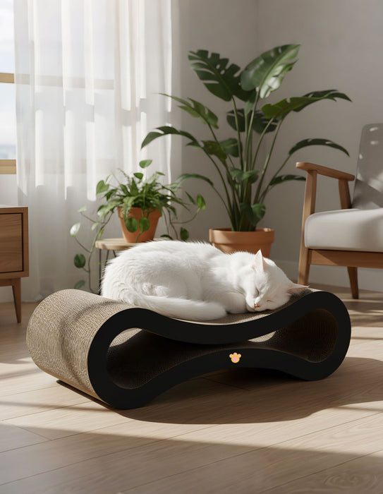 Pawz Cat Scratcher Board Bed All Sided Use Scratching Cardboard House Condo Toy