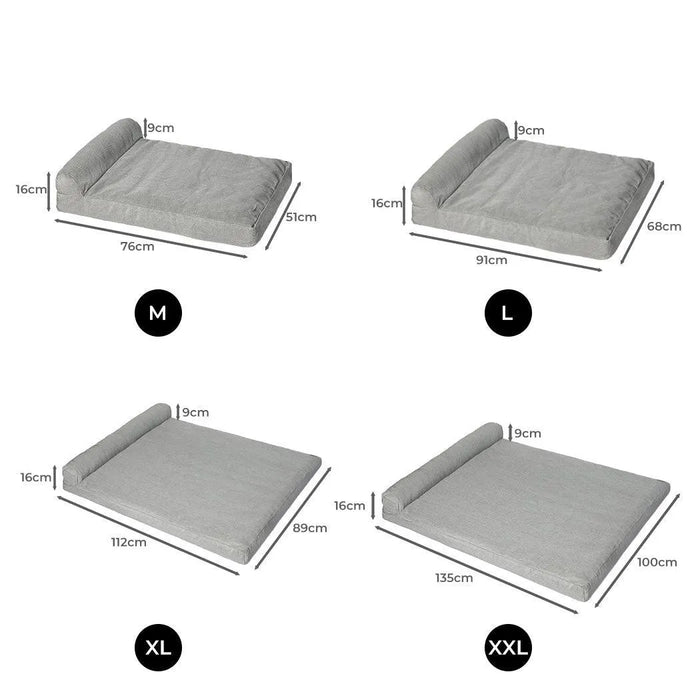 All Sizes Medium to XXL memory foam dog bed