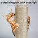 Cat climbing on ​cat tree cat tower​