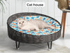 Cat relaxing on Cat cooling mat in the cat house