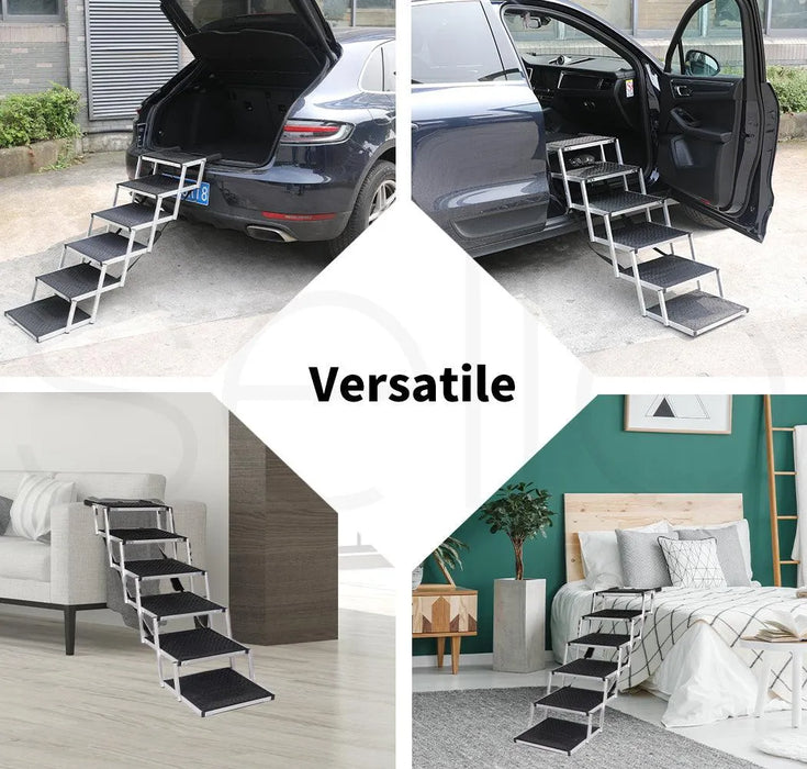 Collapsible Dog Stairs use for car bed  & sofa