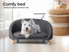 Compy backrest of pawz chaise lounge dog bed​