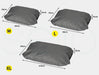 Cushion of heavy duty waterproof dog bed
