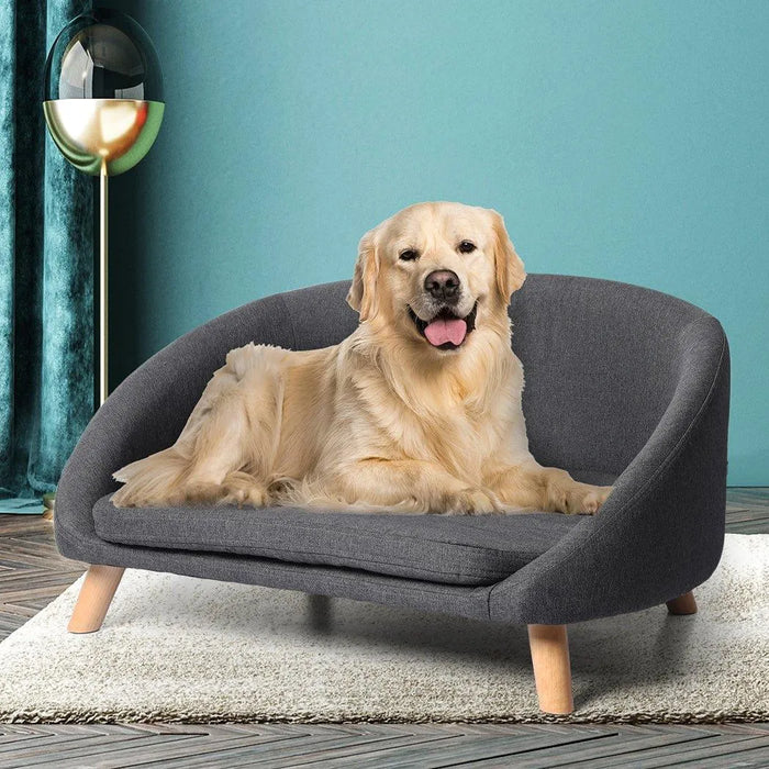 Dog on the chaise dog bed​
