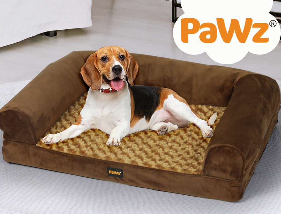 Dog on the pawz sofa 