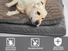 Dog reasting on  Pawz Dog Memory Foam Mattress 