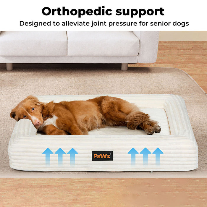Dog relaxing on PaWz Orthopaedic Calming Dog Beds