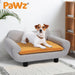 Dog relaxing on the Pawz dog lounge​