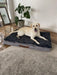 Dog relaxing on the Pawz memory foam pet mattress​