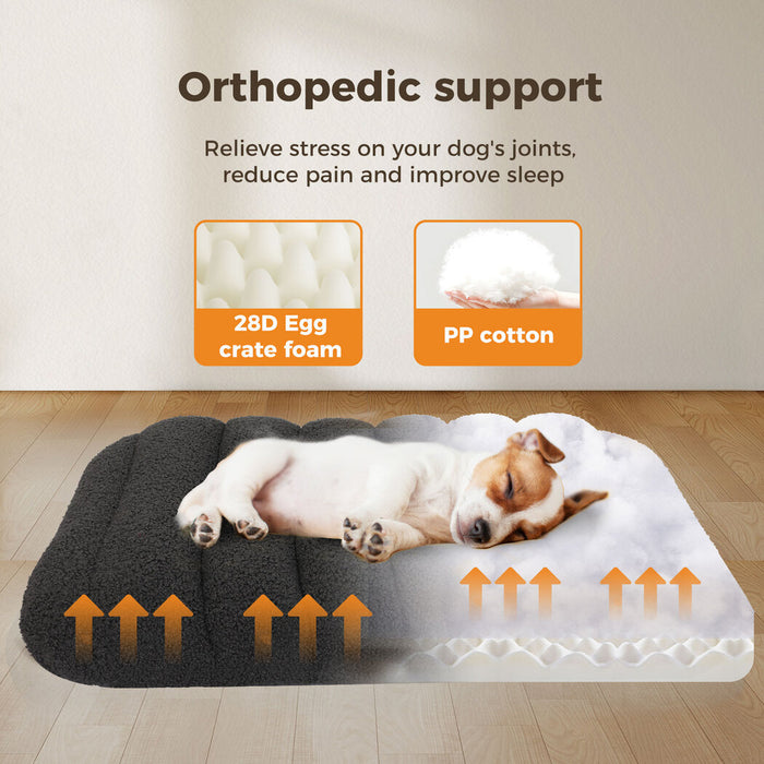 Dog sleeping on the comfortable Orthopedic Dog Bed