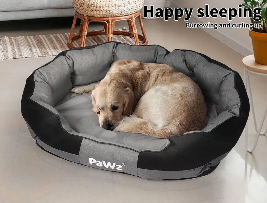 Dog sleeping on the extra large waterproof dog bed​