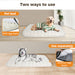 Dogs sitting on their Pawz Orthopedic Dog Bed 