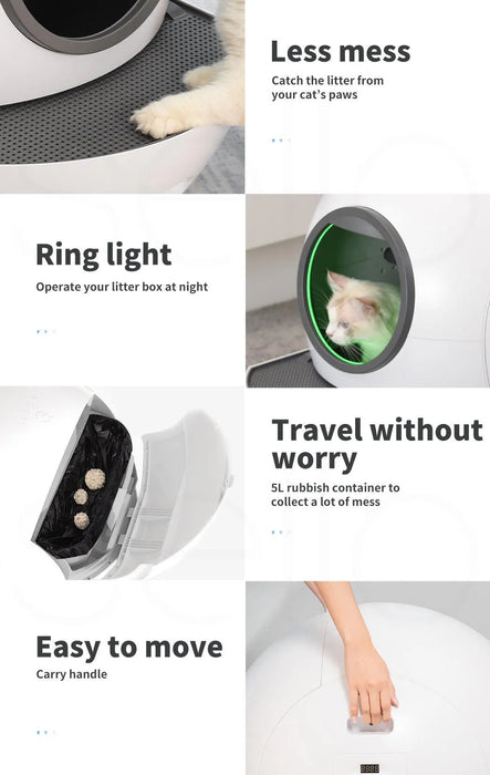 Features of Pawz smart cat litter box