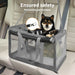 Foldable Soft Pet Crate on car seat
