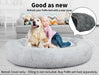 Girl with cat and dog on The Human Size Nap Bed 
