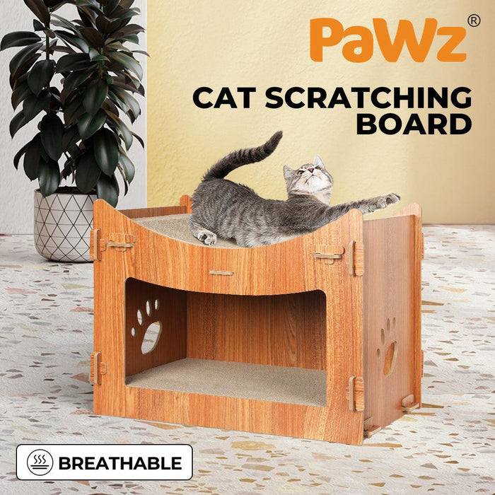 PaWz Cat Scratching Board Corrugated Cardboard - Box