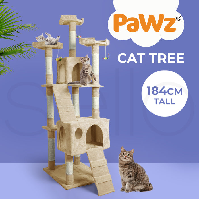 Pawz Cat Scratcher Multi Level 184cm Height