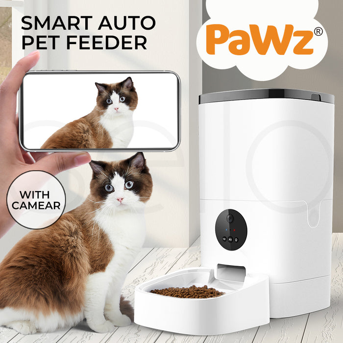Pawz Pet Smart Feeder with Camera 6L