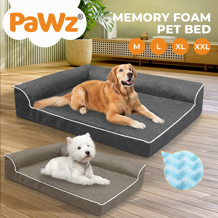 Pawz Orthopedic Pet Bed Memory Foam With Cooling Gel