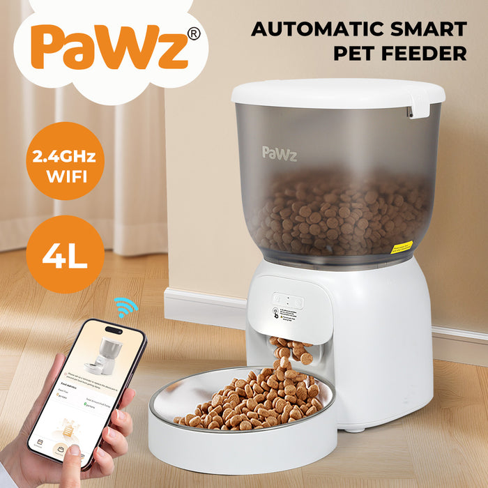 Pawz Automatic Pet Feeder Dog Cat Feeder Camera Wifi Auto Smart Food Dispenser