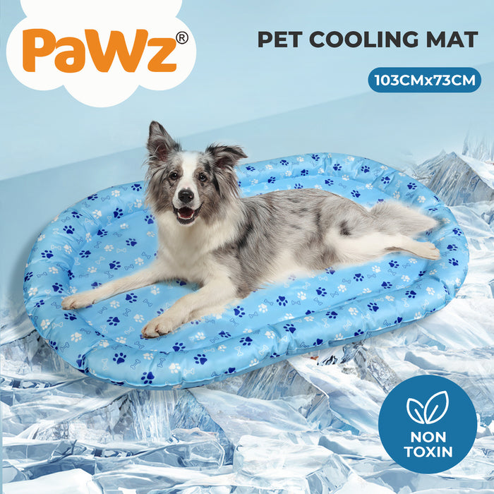 Pawz Pet Cooling Mat Dog Cat Gel Non-Toxic Bed Pillow Self-cool Summer Ice Pad