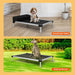Indoor outdoor use of  the PaWZ Aluminium Dog Bed Frame