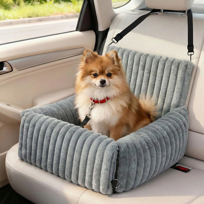 Dog Car Seat Booster Portable Travel Safety Cosy Pet Bed Washable Non Slip