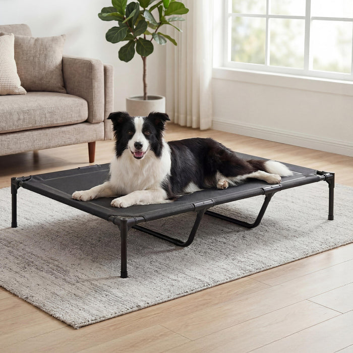 Elevated Dog Bed Heavy Duty Portable Cot  Waterproof Pet Raised Bed XL Size