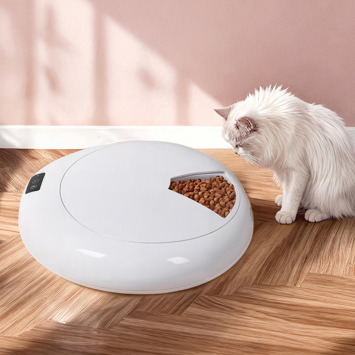 Automatic Pet Bluetooth Feeder Smart 6-Meal Chilled Wet Dry Food Dispenser