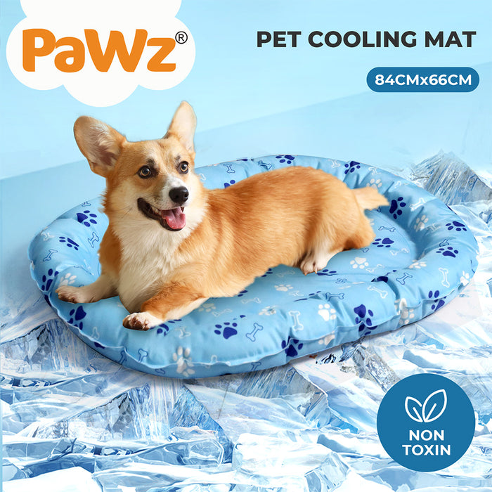 Pawz Pet Cooling Mat Dog Cat Gel Non-Toxic Bed Pillow Self-cool Summer Ice Pad