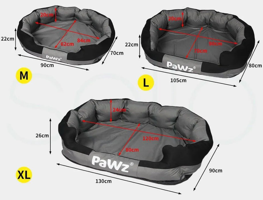 Medium, Large & XL Size heavy duty waterproof dog bed