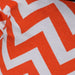 Orange Geo design on the luxury bed dog​
