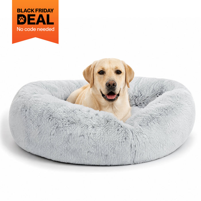 Calming Pet Bed with Removable Cover