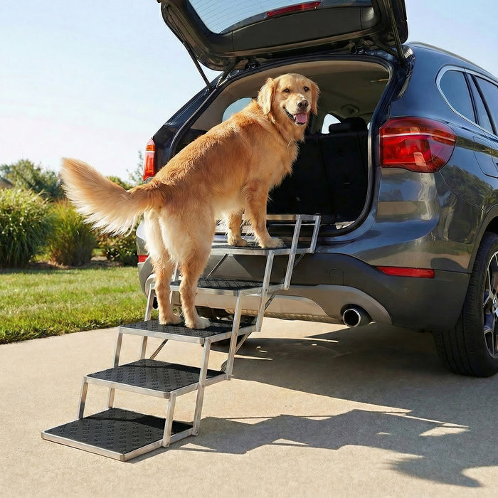 Foldable Aluminum Pet Steps