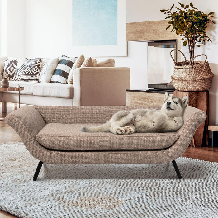 Pet Sofa Bed Raised Elevated Soft Lounge Couch - petpawz.com.au