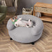 Pet Sofa Bed Soft Round Lounge Couch - petpawz.com.au