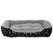PaWz-luxury bed dog​ - black
