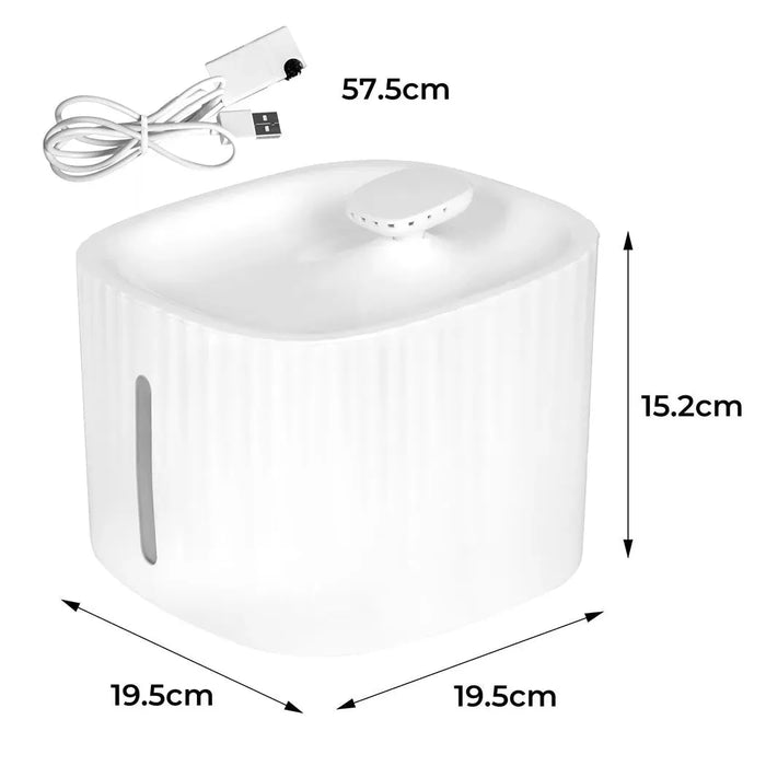 PaWz 3L Automatic Water Fountain Dimensions 